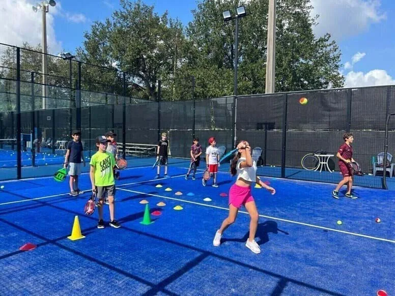 padel courts at Canas Racket Padel in Miami, FL