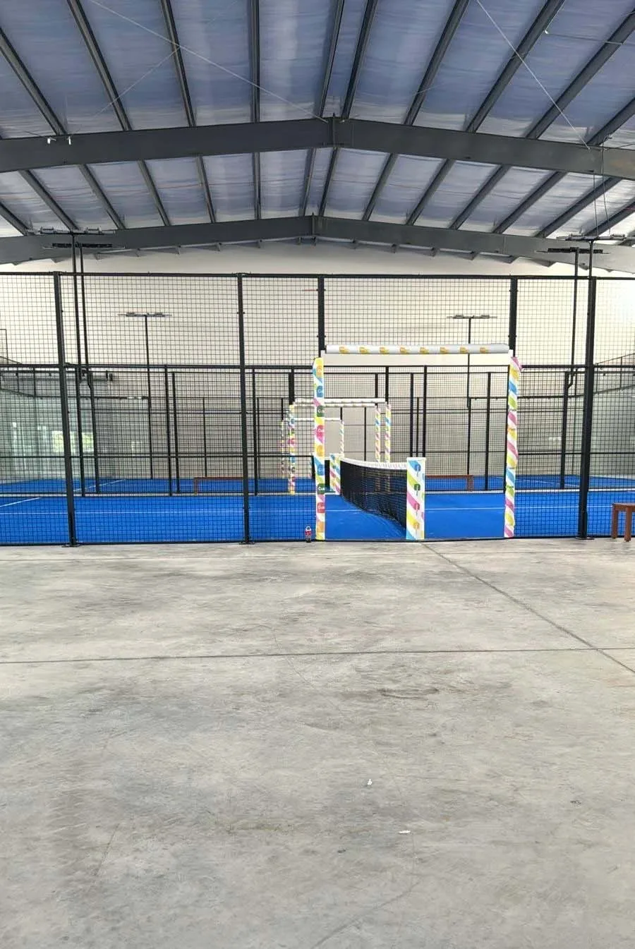 padel courts at Cube Padel Houston in Houston, TX