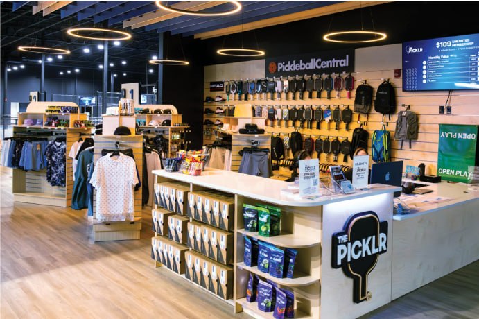 Pro shop at The Picklr McKinney