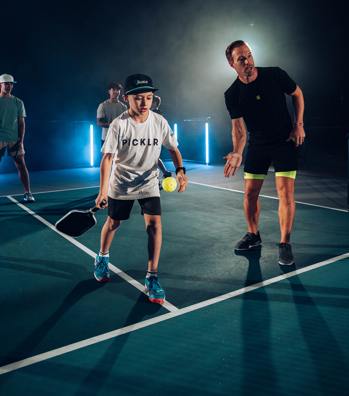 Pickleball courts at The Picklr West Fort Worth in Fort Worth, Texas