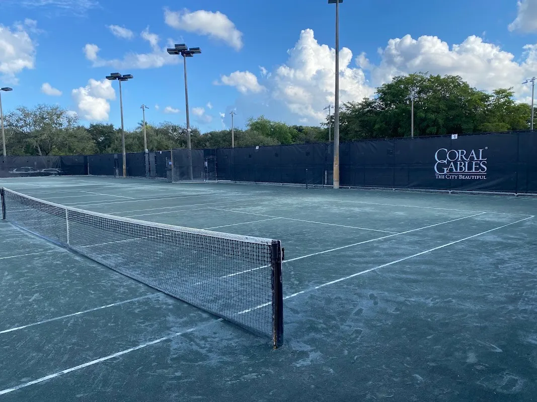 Pickleball courts at Salvadore Park (Coral Gables) in Miami-Dade County, Florida