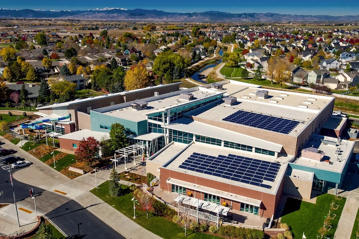 Pickleball courts at Windsor Community Rec Center in Larimer County, Colorado