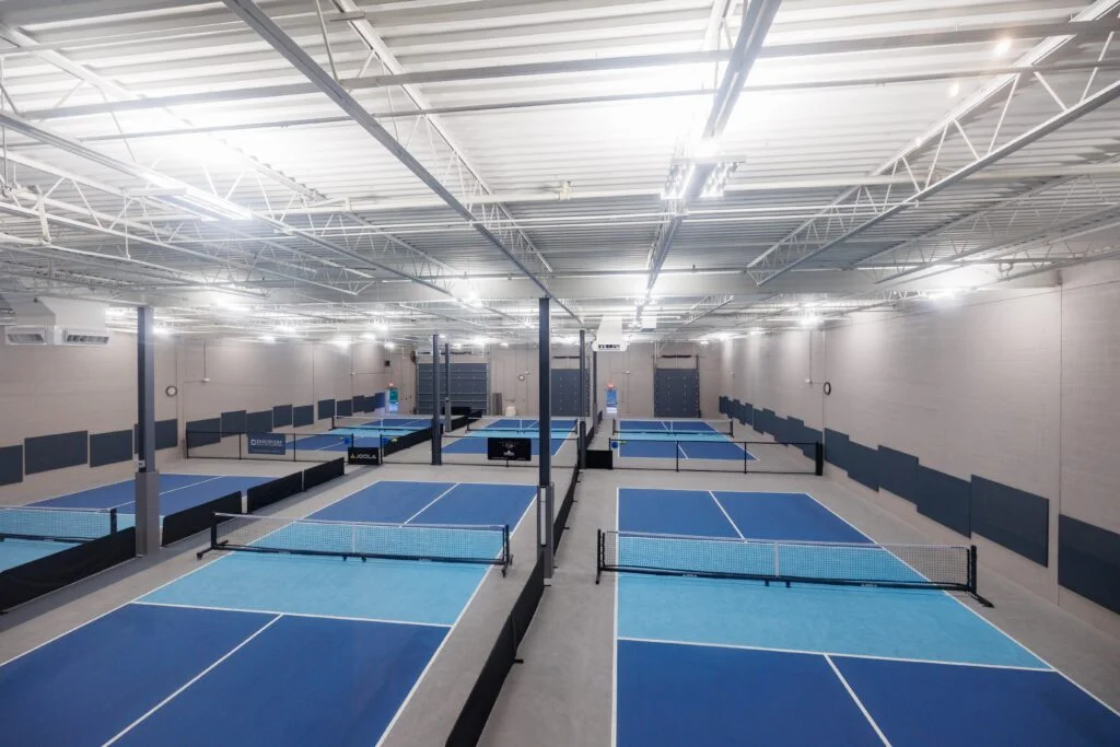 pickleball courts at Pickleball food pub in Westminster, CO