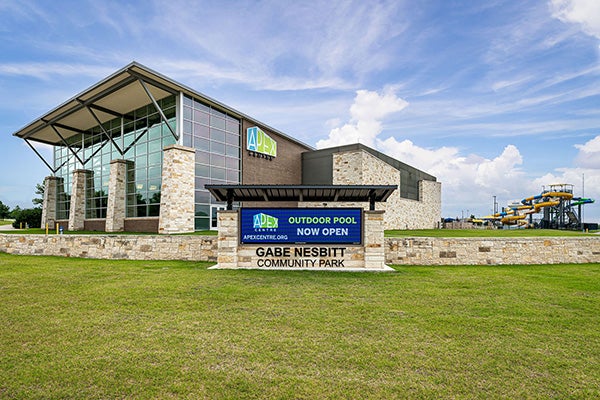 Pickleball courts at Gabe Nesbitt Park (McKinney) in Dallas, Texas