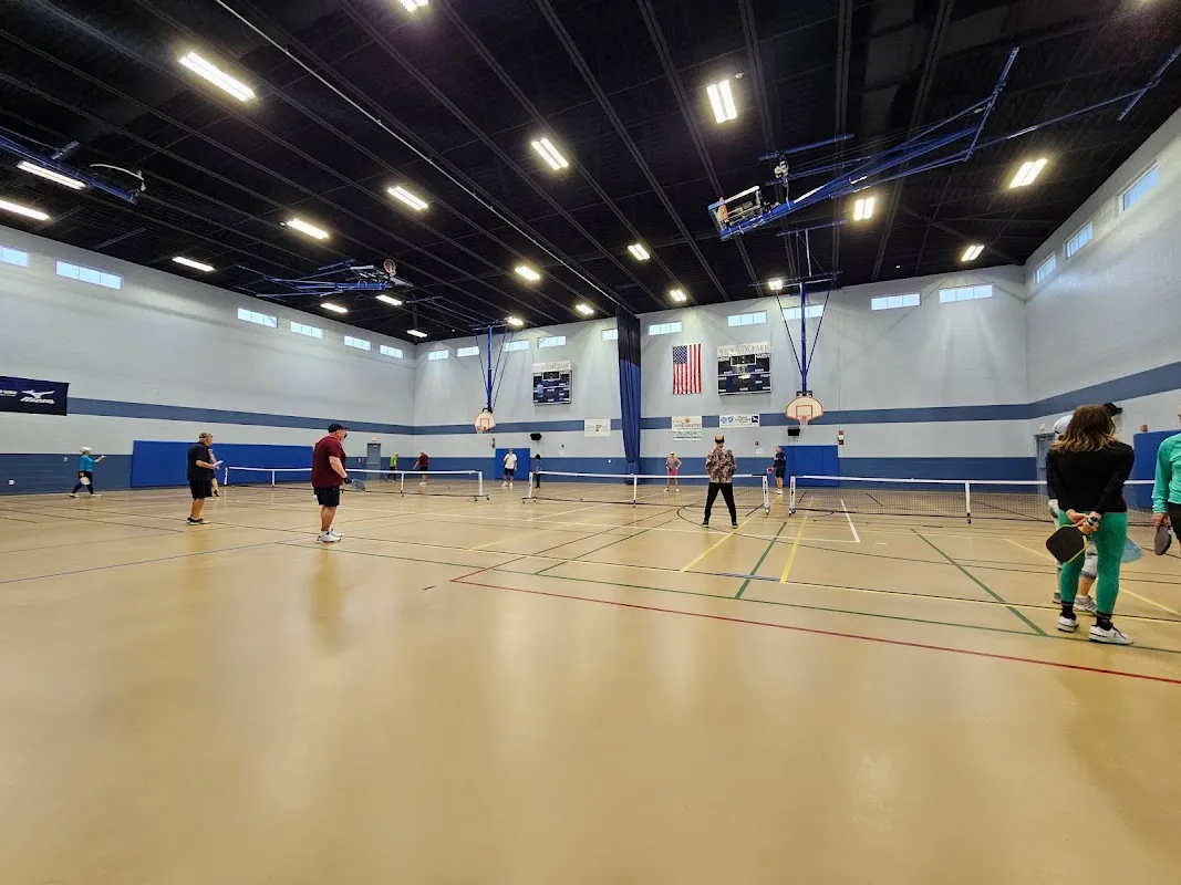 Pickleball courts at Jimmy Moore Sarno tennis Complex in Brevard County, Florida