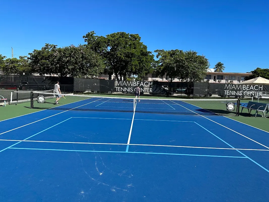 Miami Beach Tennis Center — 4 pickleball courts in Miami Beach, FL, lighted