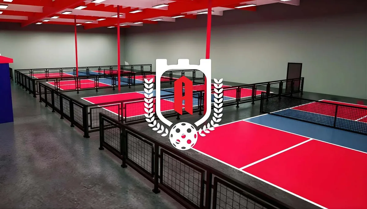 pickleball courts at Armory Pickleball in Bellingham, WA