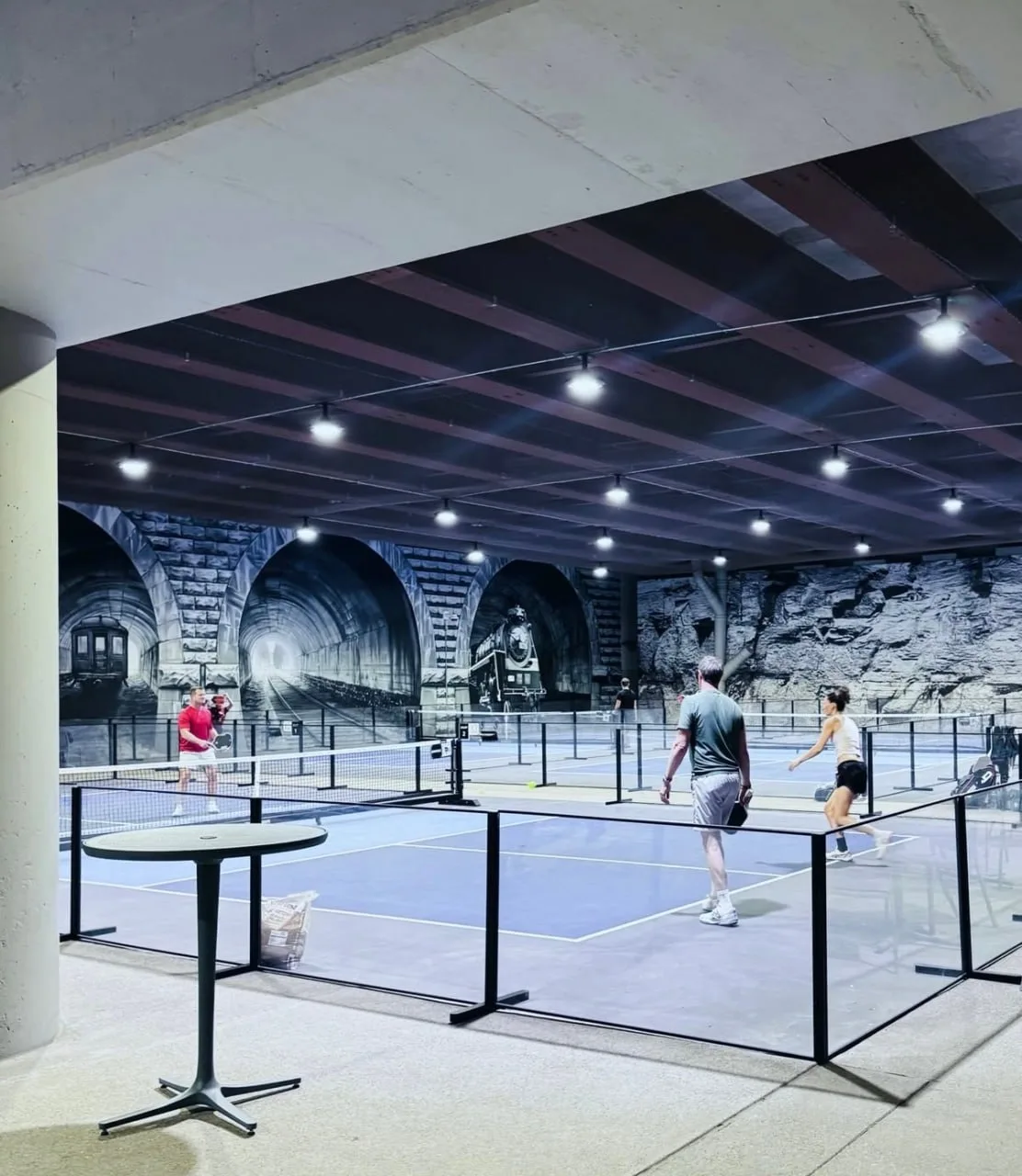 outdoor playing area at Dinkville Under Broad in Nashville, TN