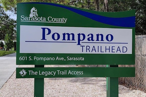 amenities and facilities at Pompano Trailhead Pickleball Courts in Sarasota, FL