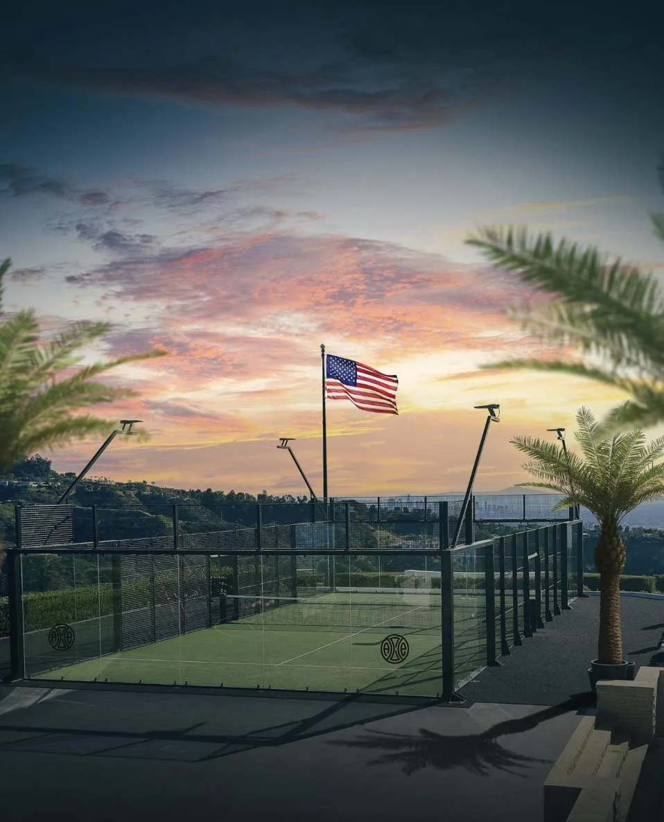 padel courts at Ace Padel in Miami, FL