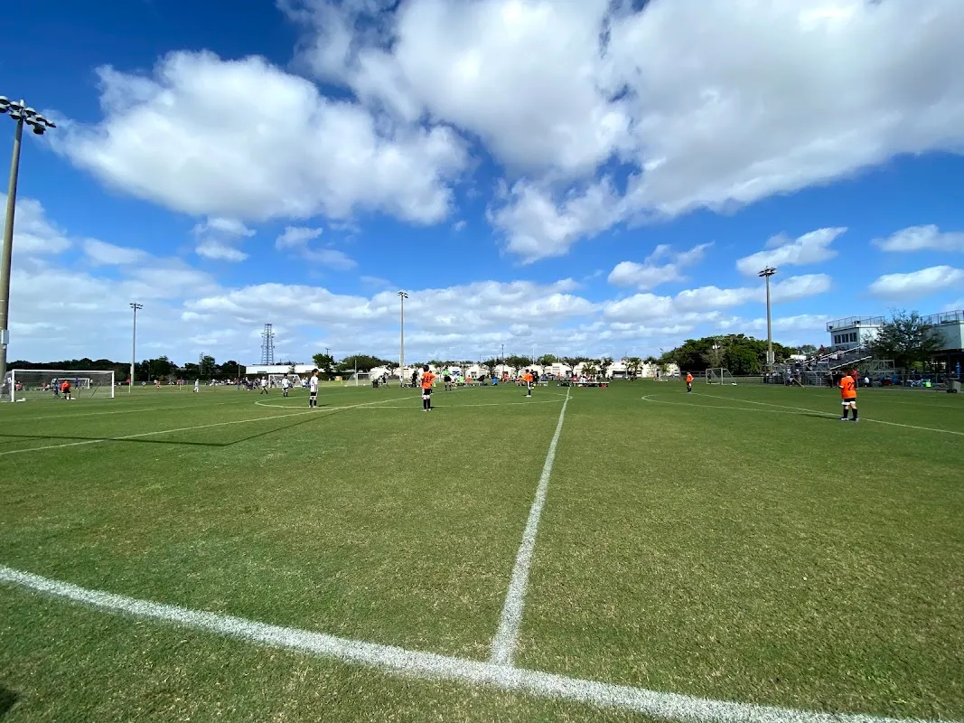 Pickleball courts at Wellington Village Park in Palm Beach County, Florida
