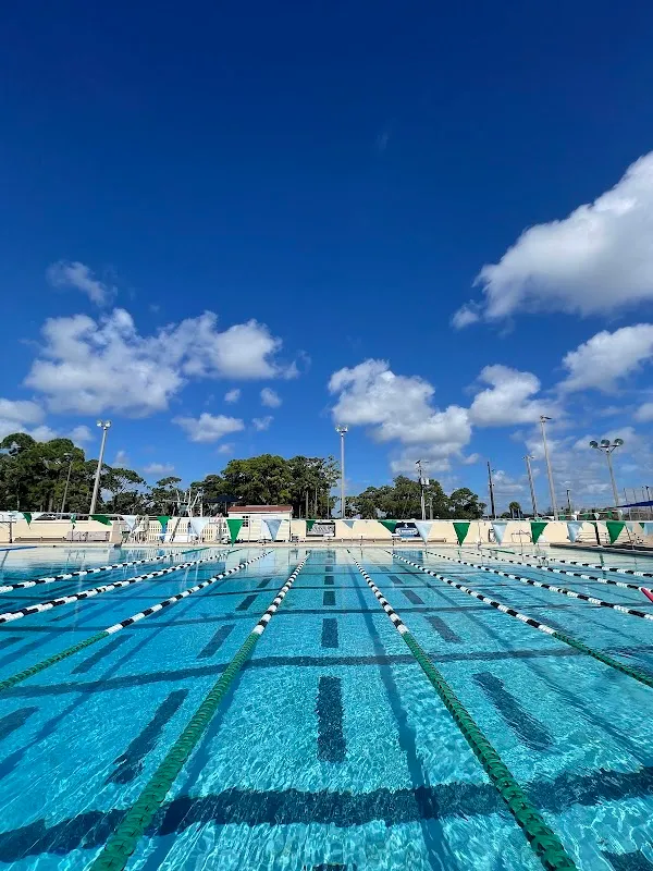 Pickleball courts at Lake Lytal Park in Palm Beach County, Florida