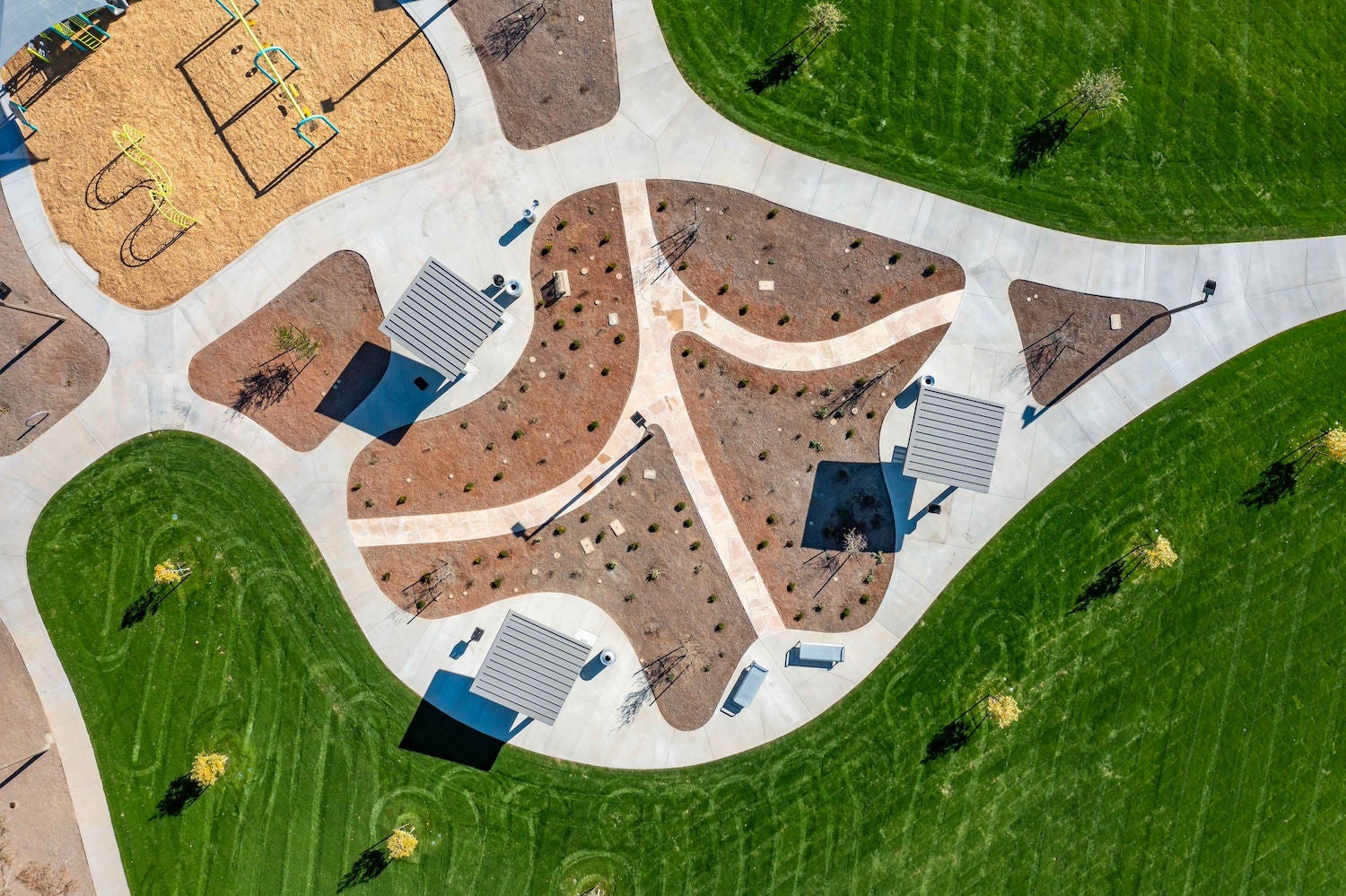 Pickleball courts at Pecos Park in Phoenix, Arizona