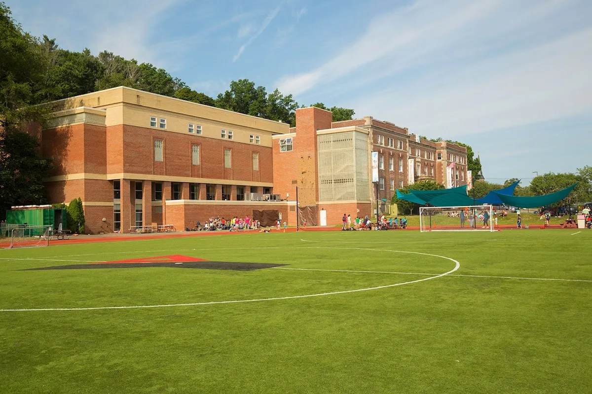Pickleball courts at Newton YMCA in Middlesex County, Massachusetts