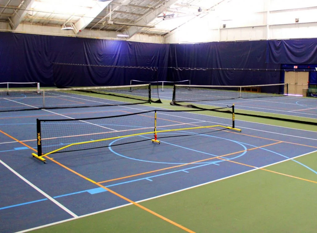 players enjoying pickleball at The Shrewsbury Club in Shrewsbury, MA