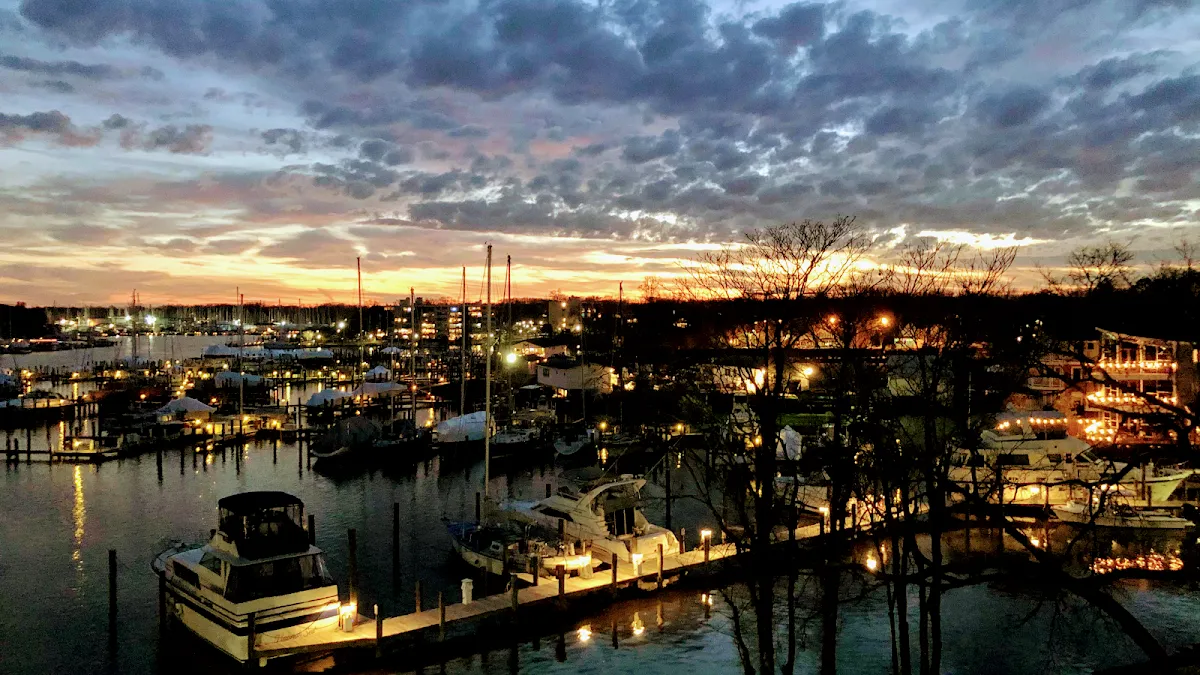 Heritage Harbour Tennis Courts — 7 pickleball courts in Annapolis, MD, lighted