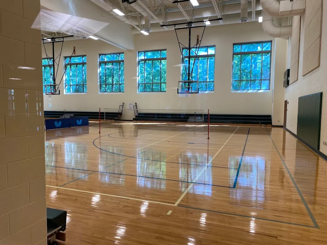 Pickleball courts at North Potomac Recreation And Senior Center in Montgomery County, Maryland