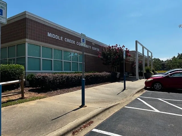 Pickleball courts at Middle Creek Community Center in Wake County, North Carolina