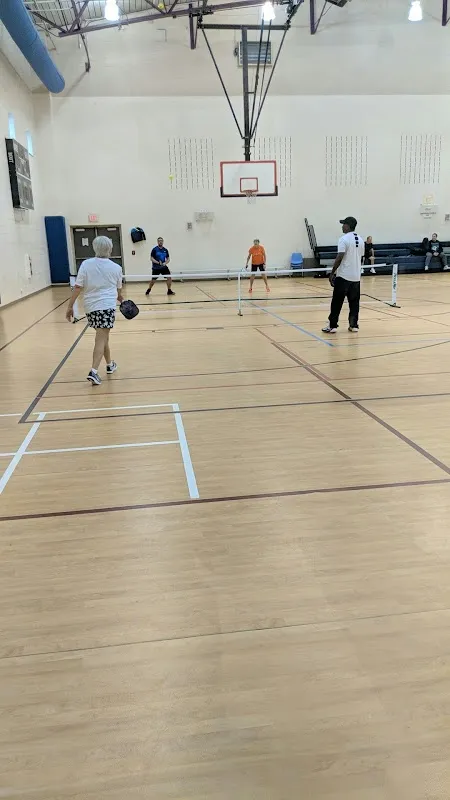 Pickleball courts at Brier Creek Community Center in Wake County, North Carolina