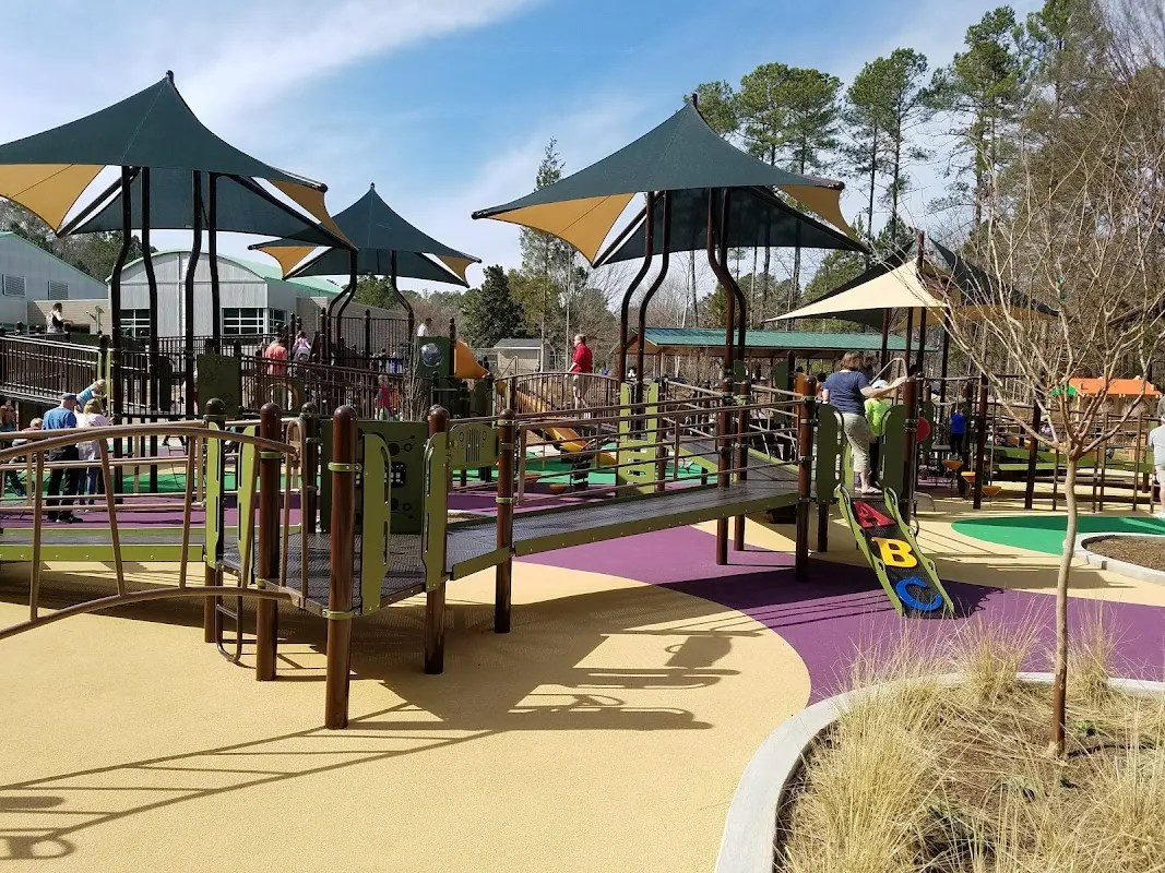 Pickleball courts at Laurel Hills Community Center in Wake County, North Carolina