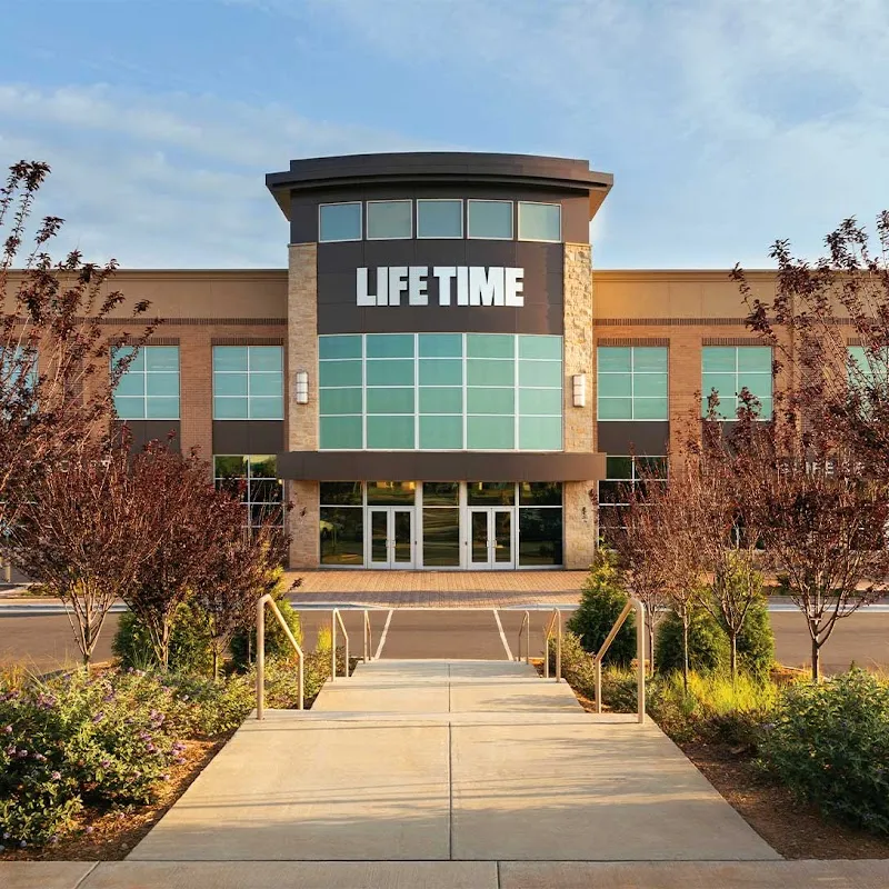 Pickleball courts at Life Time Raleigh in Wake County, North Carolina