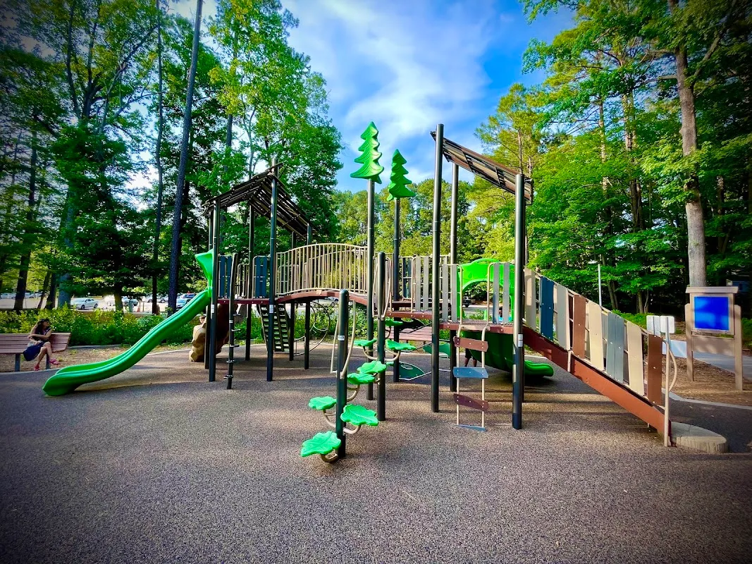 Pickleball courts at Optimist Park Community Center in Wake County, North Carolina