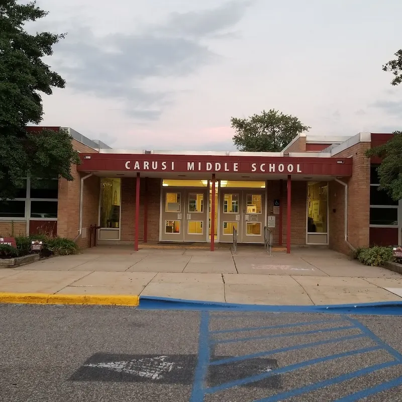Carusi Middle School — 2 pickleball courts in Cherry Hill, NJ