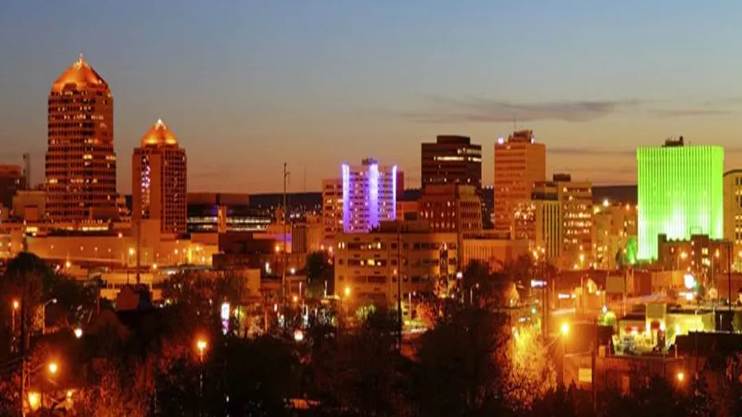 Pickleball courts at Villela Park Pickleball Courts in Bernalillo County, New Mexico
