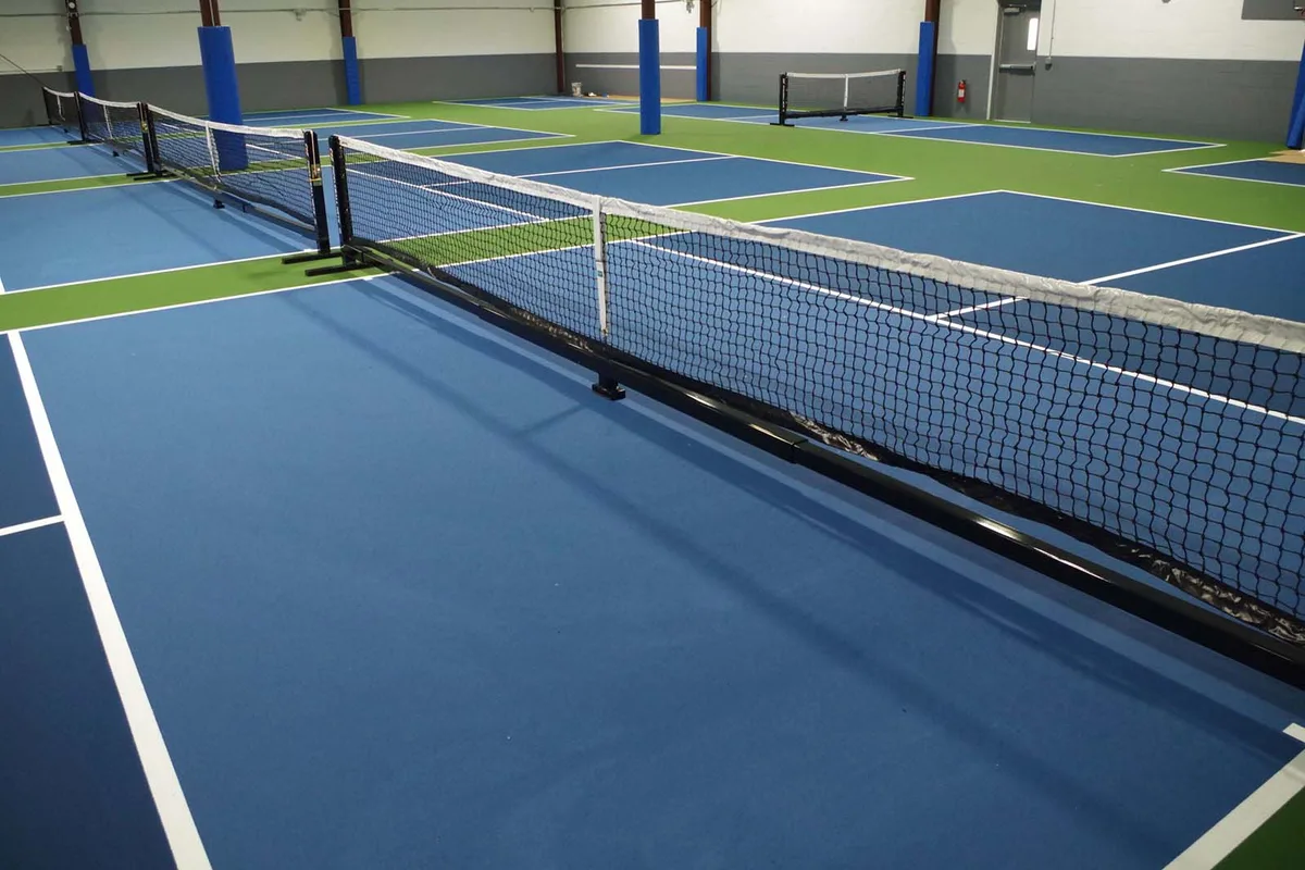 pickleball courts at ROC City Pickleball in Rochester, NY