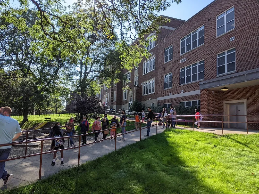 Pickleball courts at Rochester School F/t Deaf in Monroe County, New York