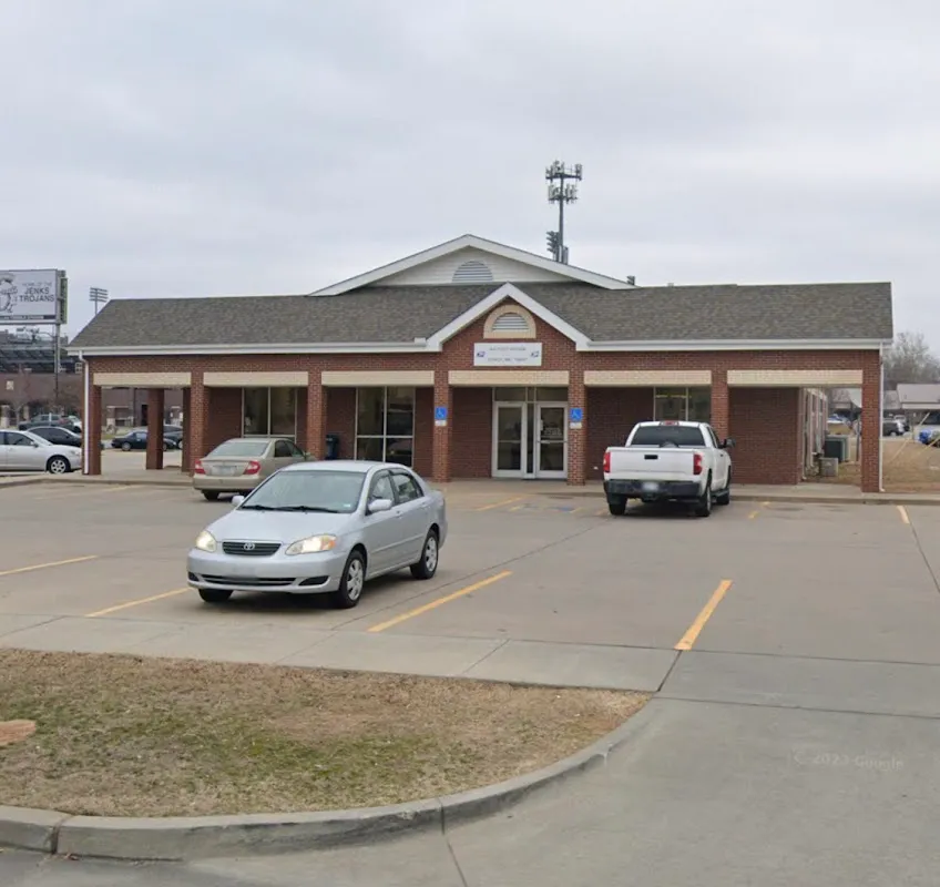 Pickleball courts at Jenks West Intermediate School in Tulsa County, Oklahoma