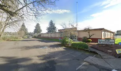 Exterior entrance of Scio High School