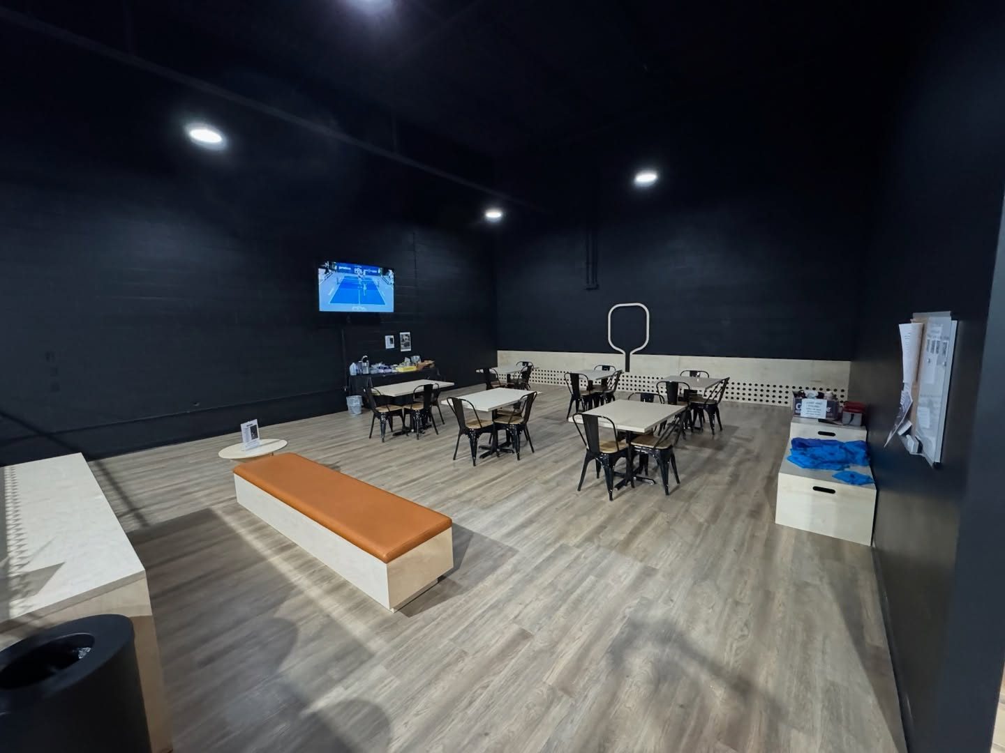 Member lounge at The Picklr Cheyenne