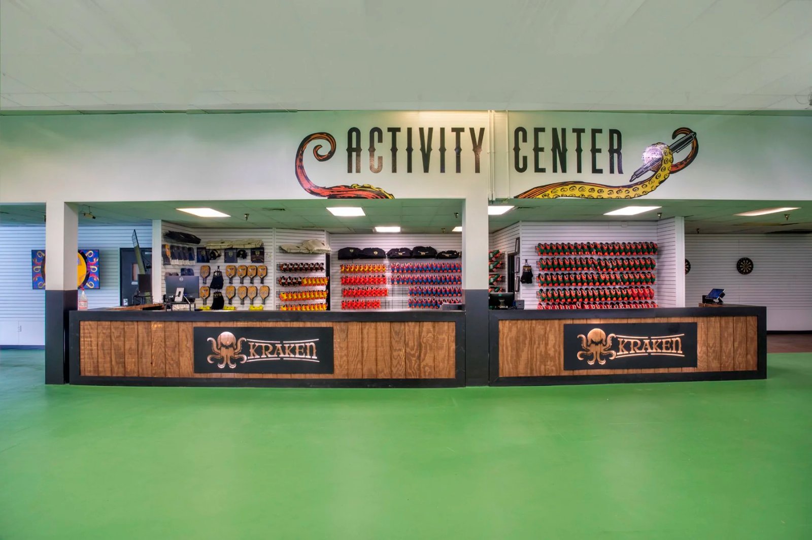 Pro shop at Kraken Kourts and Skate - Bryant Street