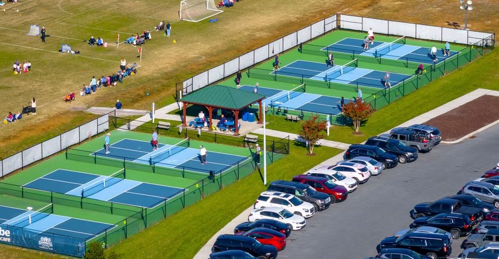 Aerial view of Sandhill Fields in Georgetown, DE