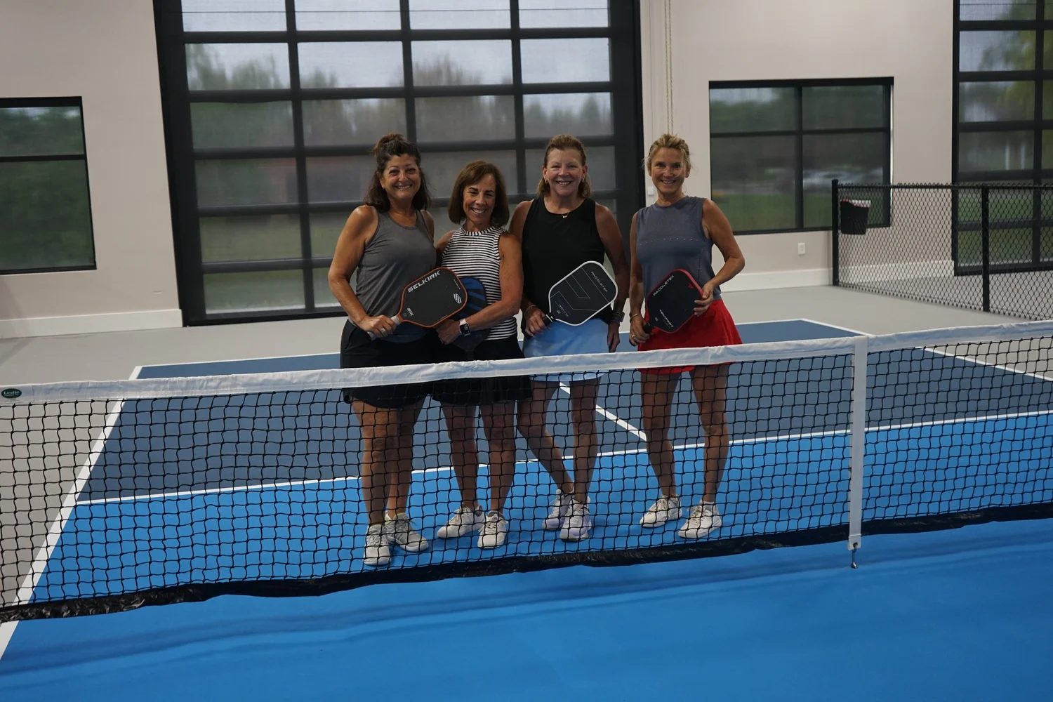 Indoor pickleball courts at Pickle on Penn in Carmel, IN