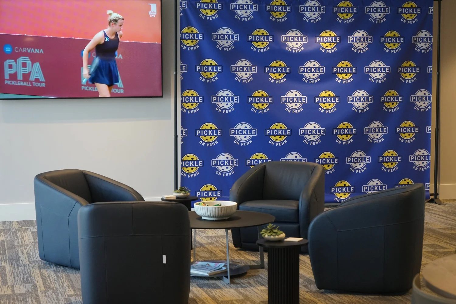 Member lounge at Pickle on Penn
