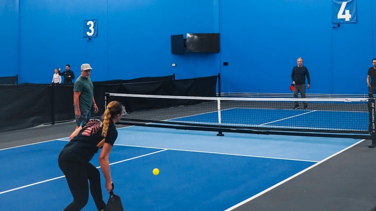 Pickleball courts at All World Pickleball in Woodbury, MN