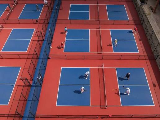 Pickleball courts at USOP National Pickleball Center in Naples, FL
