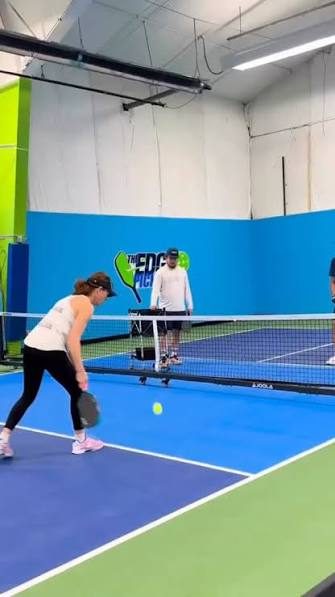 Indoor pickleball courts at The EDGE Sports & Fitness in South Burlington, VT