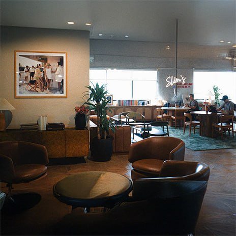Member lounge at The Replay Club
