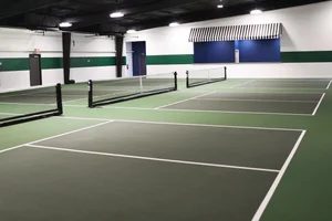 Indoor pickleball courts at Magnolia Pickleball in Madison, MS