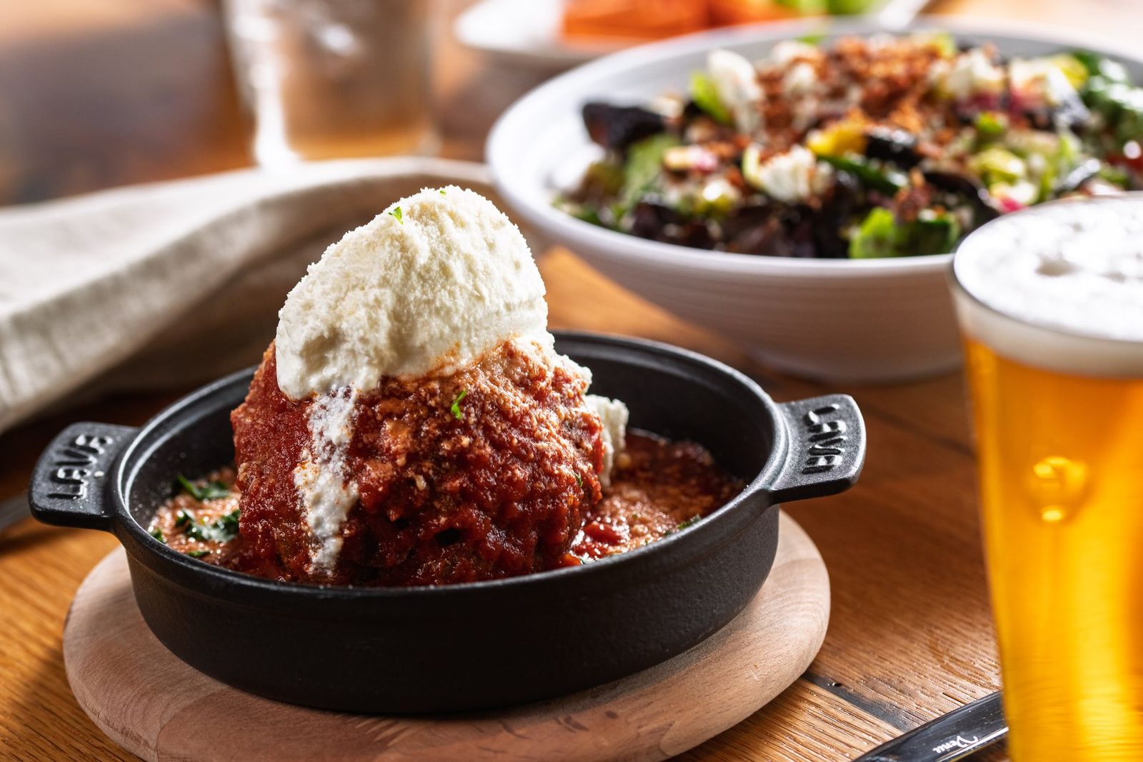Restaurant and bar at Newport Pickleball Club