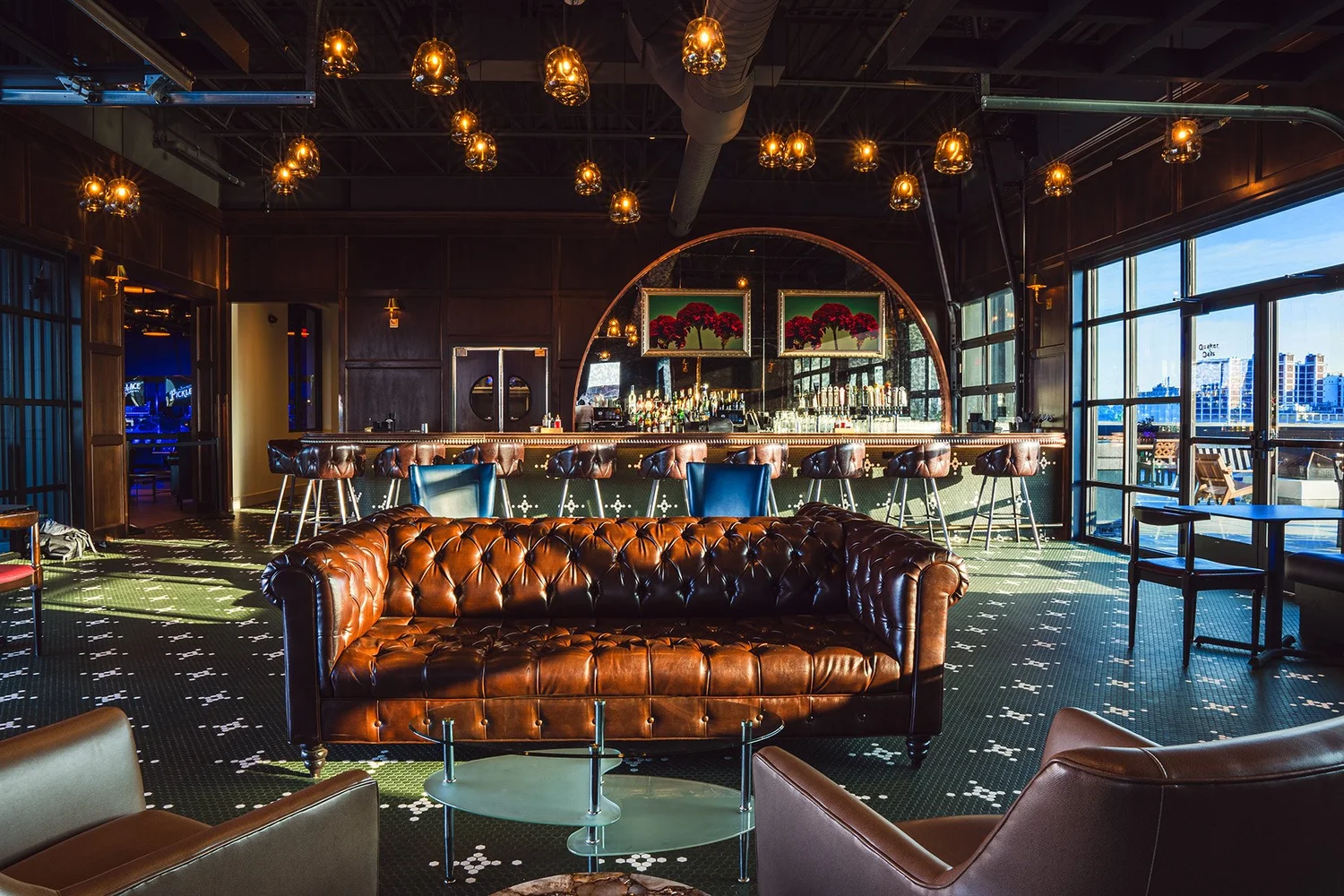 Member lounge at Pickle Palace