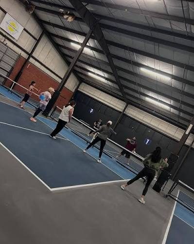 Pickleball courts at Cotton Mill Pickleball in Tupelo, MS