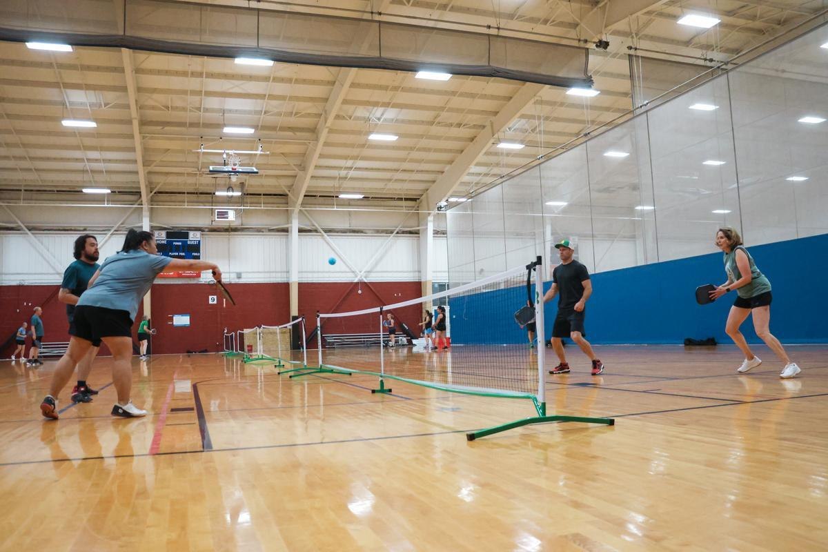 Pickleball courts at Bob Keefer Center in Springfield, OR