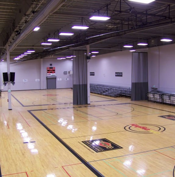 Pickleball courts at HUB Sports Center in Spokane County, Washington