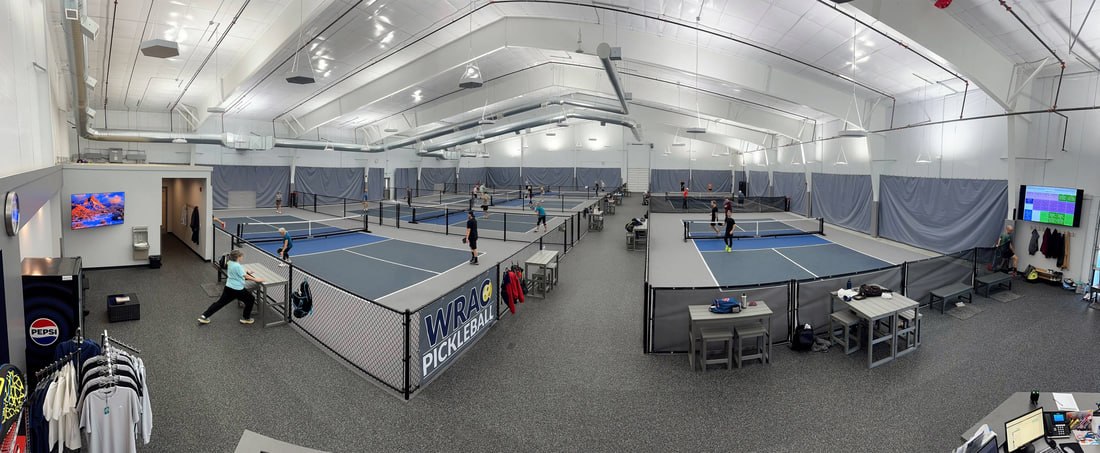 Pickleball courts at Wenatchee Racquet & Athletic Club in Wenatchee, WA